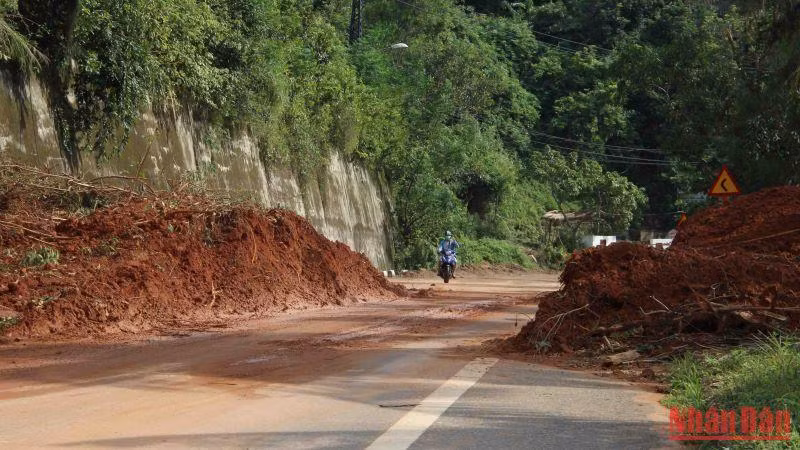 Tuyến đường cơ bản đã được thông bước đầu.