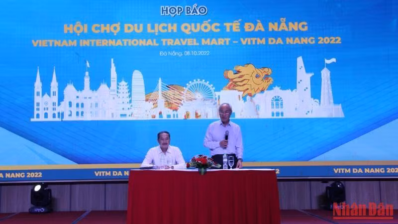 Đà Nẵng họp báo về Hội chợ Du lịch Quốc tế Đà Nẵng (VITM Đà Nẵng 2022).