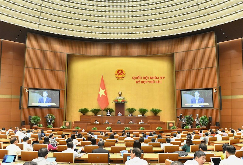 Toàn cảnh phiên họp. Ảnh: Đăng Khoa