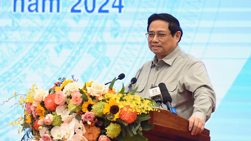 Thủ tướng Phạm Minh Chính phát biểu chỉ đạo hội nghị.