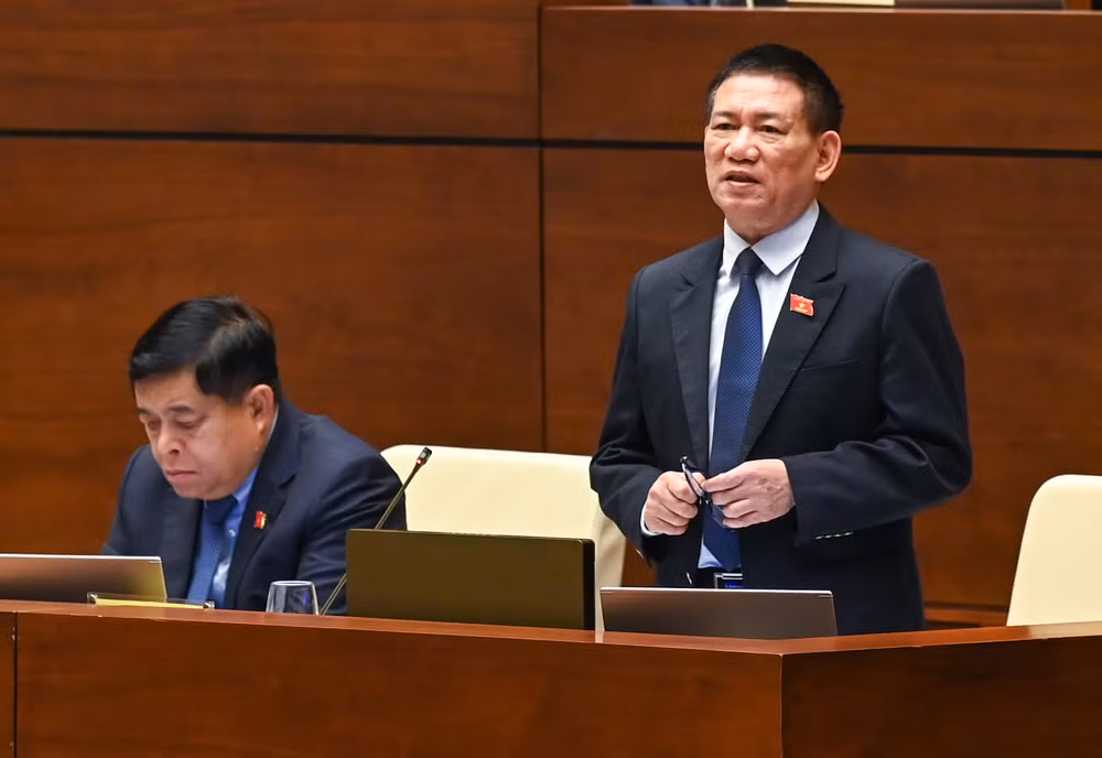 Bộ trưởng Tài chính Hồ Đức Phớc. (Ảnh: Duy Linh)