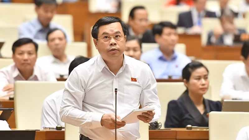 Đại biểu Vương Quốc Thắng (đoàn Quảng Nam).