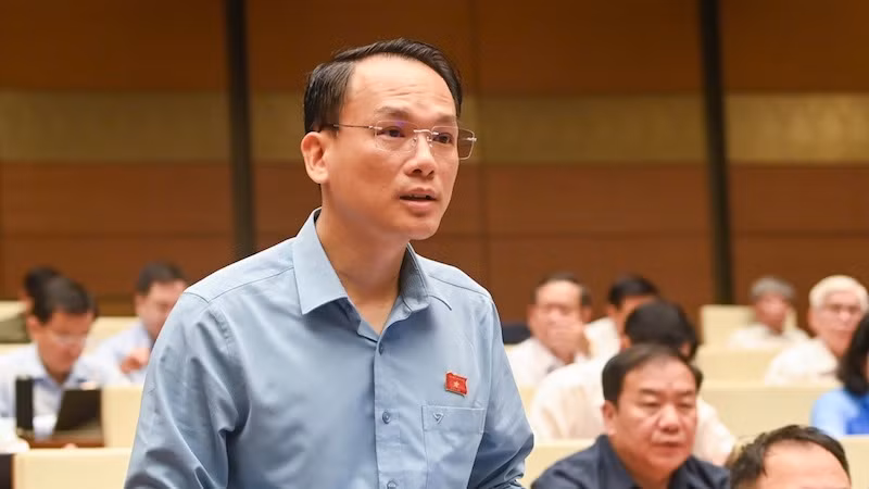 Đại biểu Lưu Bá Mạc (đoàn Lạng Sơn).