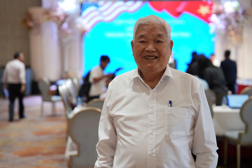 Đại tá Lê Thanh Đạo, Anh hùng Lực lượng vũ trang nhân dân tại buổi gặp mặt. (ẢNH: HỒNG QUÂN) Đại tá Lê Thanh Đạo, Anh hùng Lực lượng vũ trang nhân dân tại buổi gặp mặt. (ẢNH: HỒNG QUÂN)