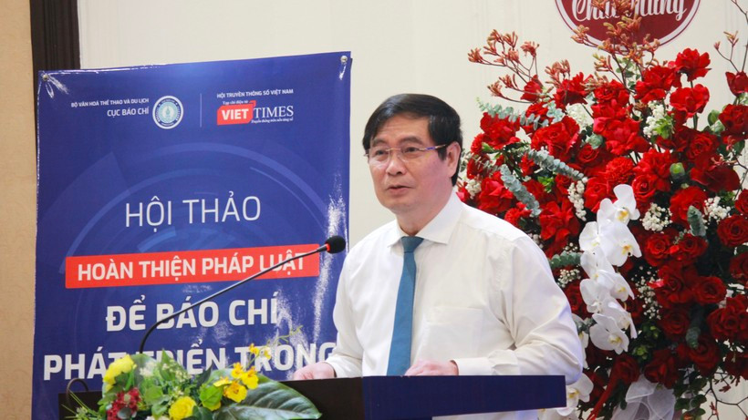 Đồng chí Phan Xuân Thủy, Phó Trưởng Ban Tuyên giáo và Dân vận Trung ương phát biểu khai mạc hội thảo. Đồng chí Phan Xuân Thủy, Phó Trưởng Ban Tuyên giáo và Dân vận Trung ương phát biểu khai mạc hội thảo.