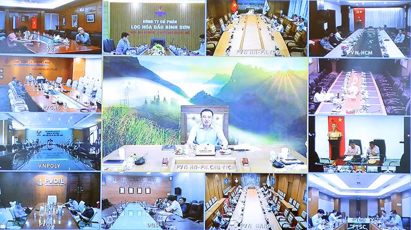 Các điểm cầu trực tuyến.