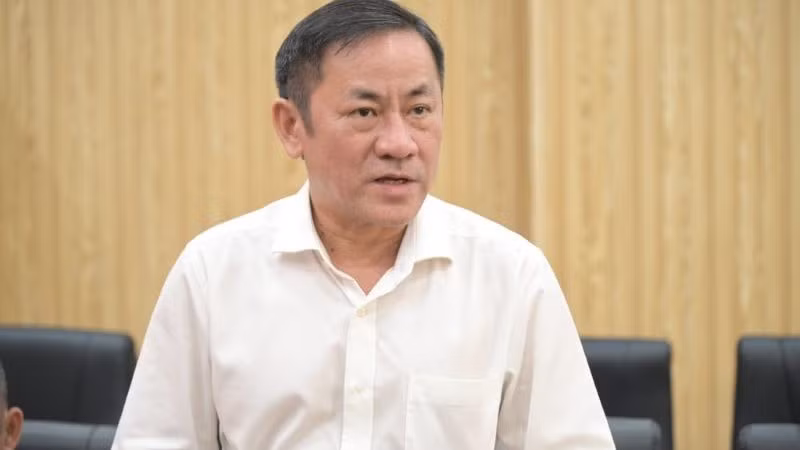 Ông Đỗ Hữu Phước, Thành viên Hội đồng quản trị, Phó Tổng Giám đốc VRG phát biểu tại Lễ trao chứng nhận đầu tư Khu công nghiệp Hiệp Thạnh giai đoạn 1.
