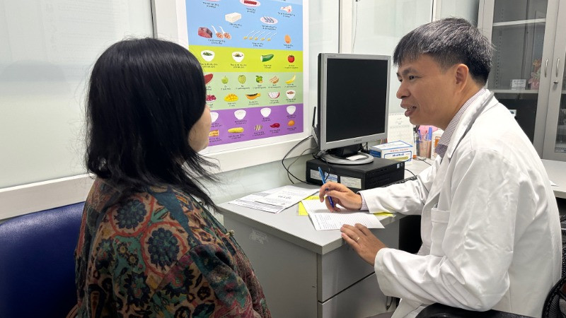 Khám tư vấn dinh dưỡng tại Khoa Khám tư vấn dinh dưỡng người lớn (Viện Dinh dưỡng).