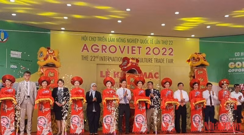Khai mạc Hội chợ Triển lãm Nông nghiệp Quốc tế lần thứ 22 - AgroViet 2022. (Ảnh: THANH TRÀ)