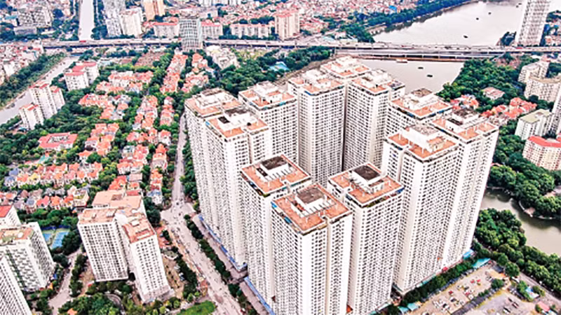Khu chung cư HH tại phường Hoàng Liệt xây dựng sai so với quy hoạch, gây quá tải hạ tầng đô thị.