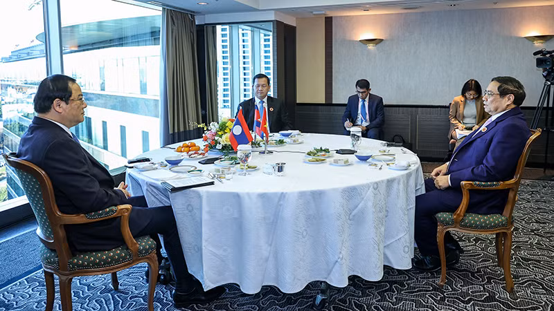 Thủ tướng Chính phủ Phạm Minh Chính có cuộc Ăn sáng làm việc với Thủ tướng CHDCND Lào Sonexay Siphandone và Thủ tướng Vương quốc Campuchia Hun Manet.