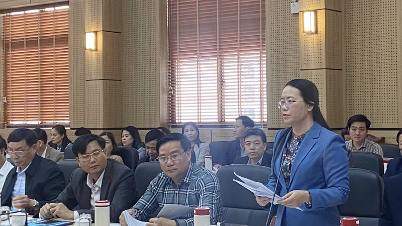 Đại biểu đóng góp ý kiến dự thảo Luật Đất đai (sửa đổi).