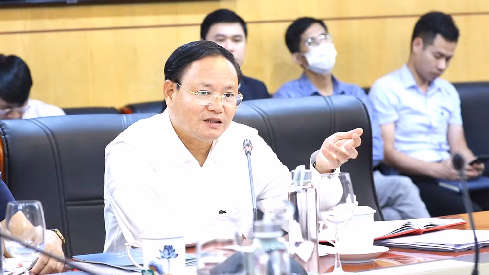 Thứ trưởng Tài nguyên và Môi trường Lê Minh Ngân.