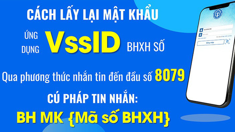 Việc nhắn tin đến đầu số 8079 để lấy lại mật khẩu của ứng dụng VssID sẽ dừng từ thời điểm 3/3/2023. (Ảnh: Tâm Trung)