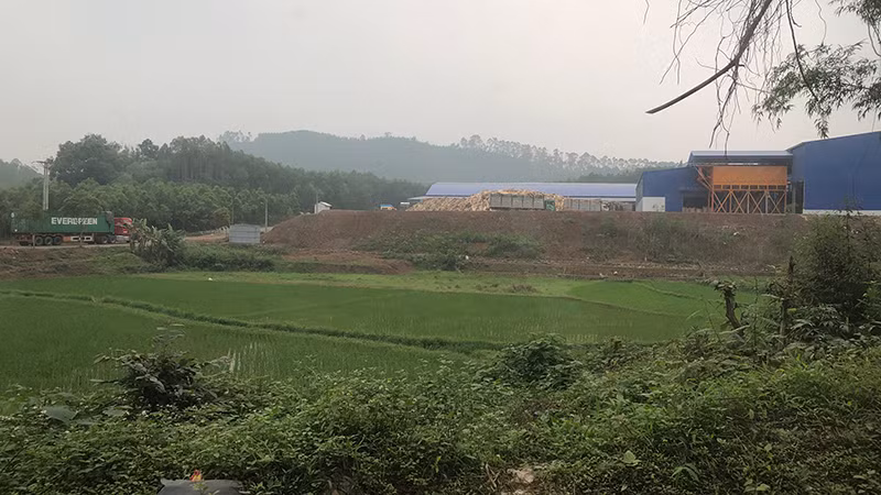 Nhiều công trình xây dựng sai phép của Công ty Huarong.