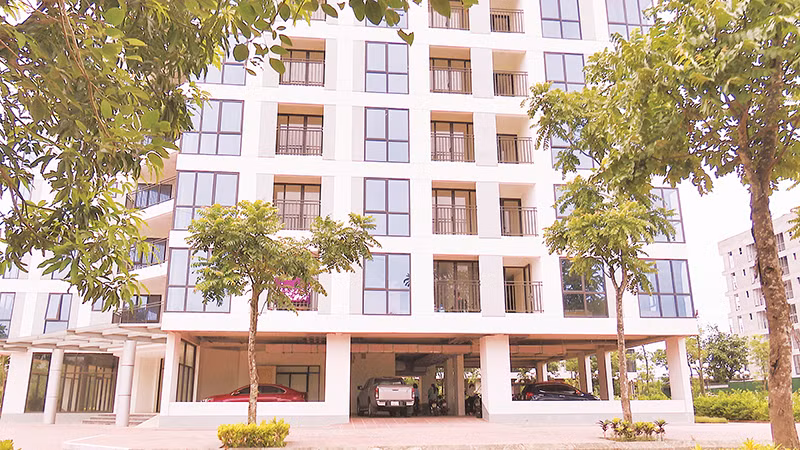 Một dự án nhà ở xã hội trên địa bàn tỉnh Hà Nam đã hoàn thiện và chuẩn bị bàn giao.