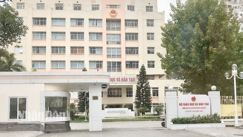 Trụ sở Bộ Giáo dục và Đào tạo (Ảnh: L.H)