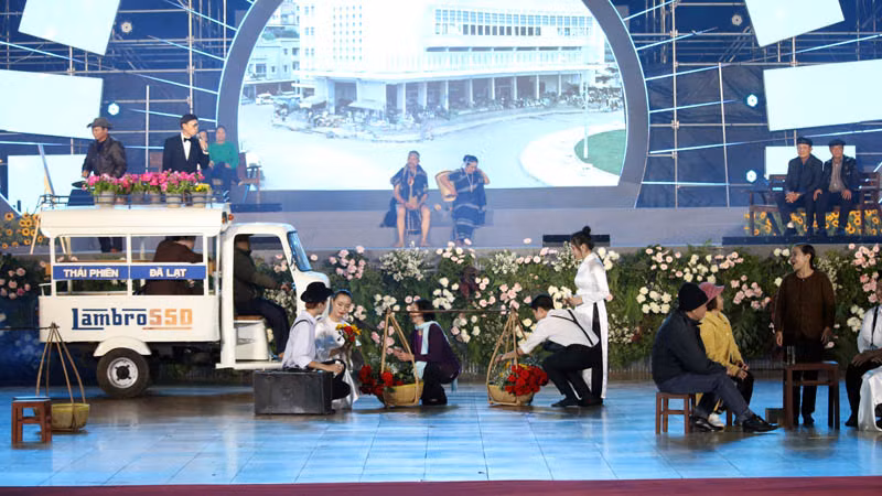 Hoạt cảnh nét văn hóa người Đà Lạt.