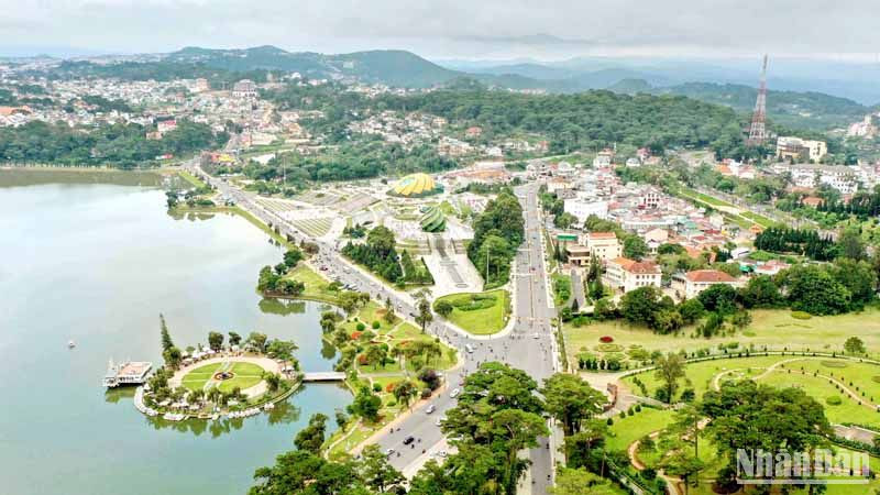 Khu vực trung tâm thành phố Đà Lạt, tỉnh Lâm Đồng.