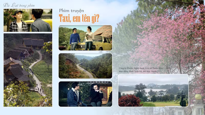 Hình ảnh Đà Lạt trong phim "Taxi, em tên gì?".