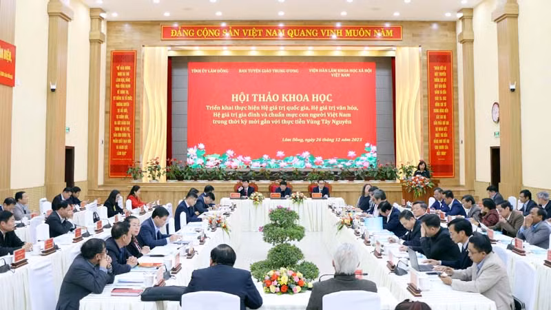 Quang cảnh hội thảo.