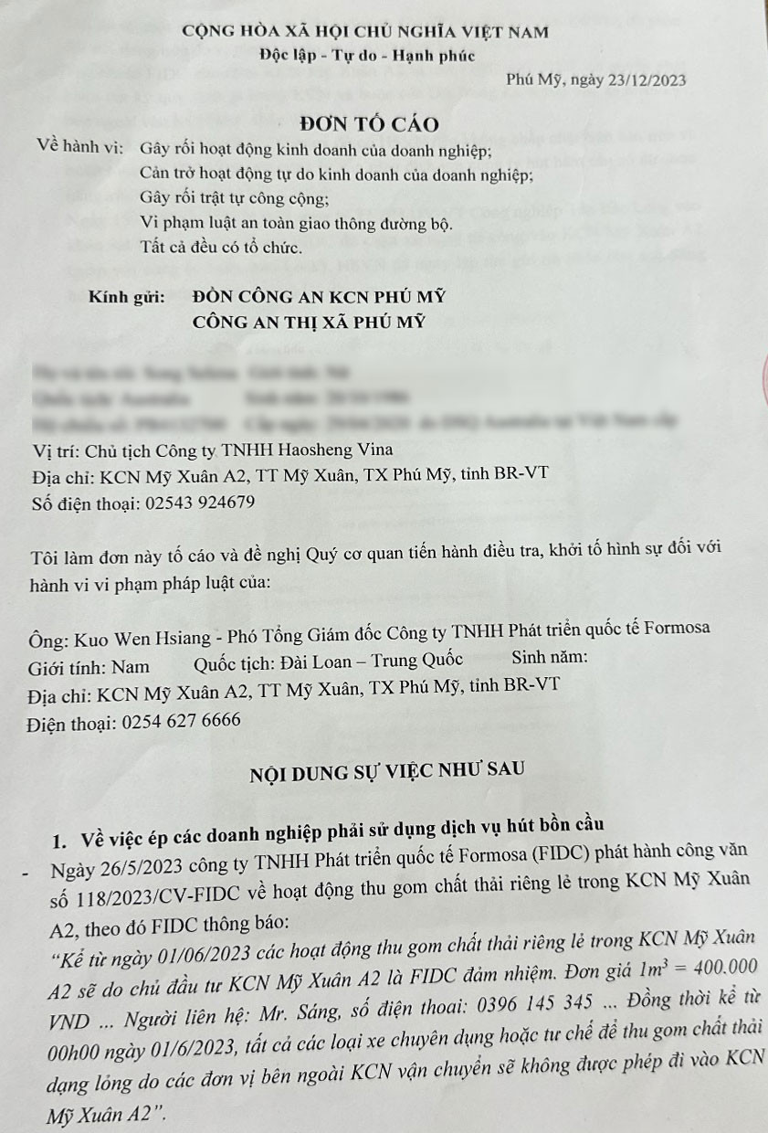 Tăng phụ phí bất thường, 19 doanh nghiệp nước ngoài “kêu cứu” Ủy ban nhân dân tỉnh Bà Rịa-Vũng Tàu ảnh 3