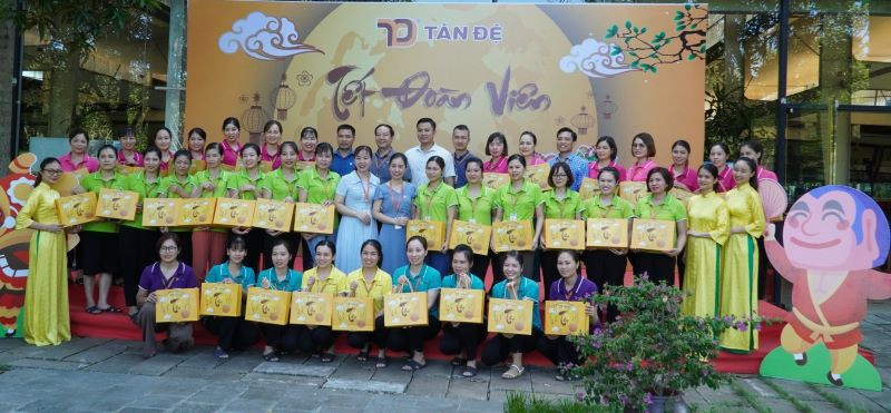 Tết Trung thu là dịp để Công ty Tân Đệ (tỉnh Thái Bình) tri ân người lao động. (Ảnh: CTV)