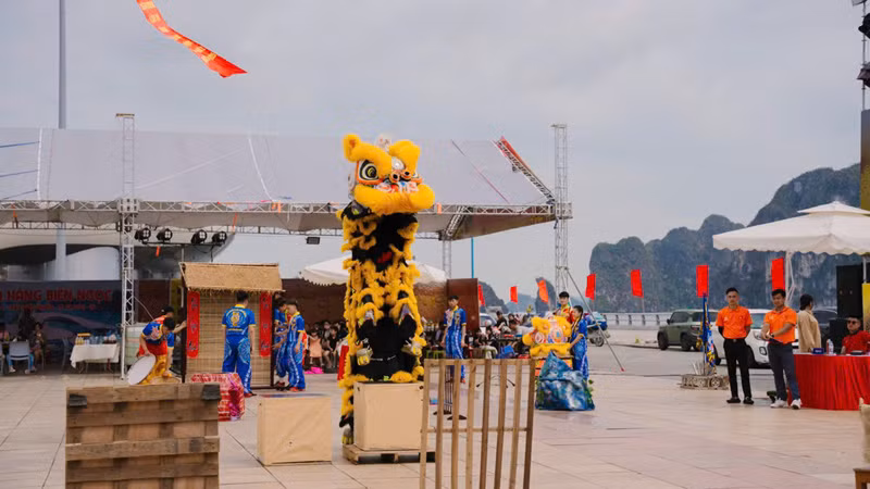 Lân địa bửu là một trong những nội dung thi tại Liên hoan.