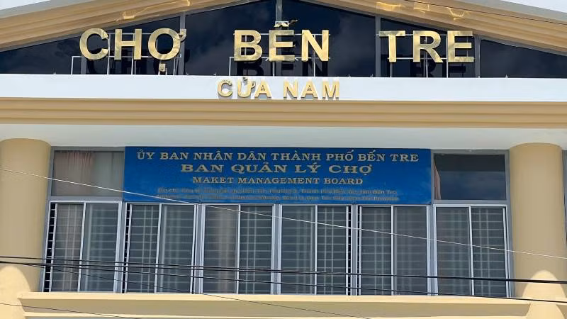 Thanh tra tỉnh Bến tre xác định Sở Tài nguyên và Môi trường chậm tham mưu xác định giá đất để thu tiền thuê đất đối với Ban Quản lý chợ thành phố Bến Tre. (Ảnh: HOÀNG TRUNG)