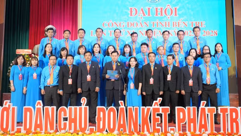 Đại hội đã bầu 34 đồng chí vào Ban Chấp hành Liên đoàn Lao động tỉnh Bến Tre, nhiệm kỳ 2023-2028.
