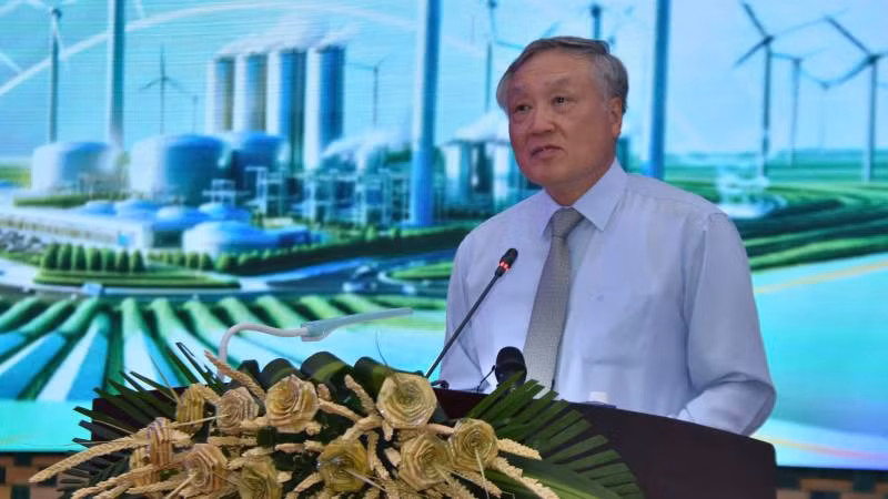 Phó Thủ tướng Thường trực Chính phủ Nguyễn Hòa Bình phát biểu tại Hội thảo. (Ảnh: HOÀNG TRUNG)