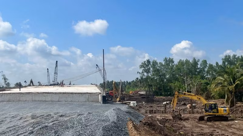 Tỉnh Bến Tre tập trung thực hiện các công trình, dự án trọng điểm phát triển kinh tế-xã hội. (Ảnh: HOÀNG TRUNG)