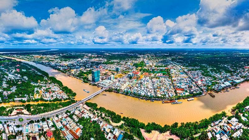 Bến Tre phấn đấu trở thành tỉnh khá của cả nước trong tương lai. (Ảnh: Trung Hiếu)