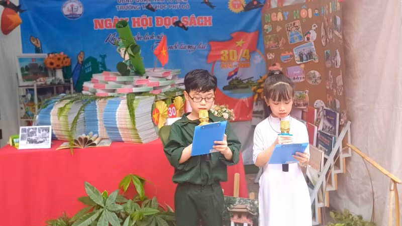 Mỗi em học sinh đã trở thành một đại sứ lan tỏa văn hóa đọc.