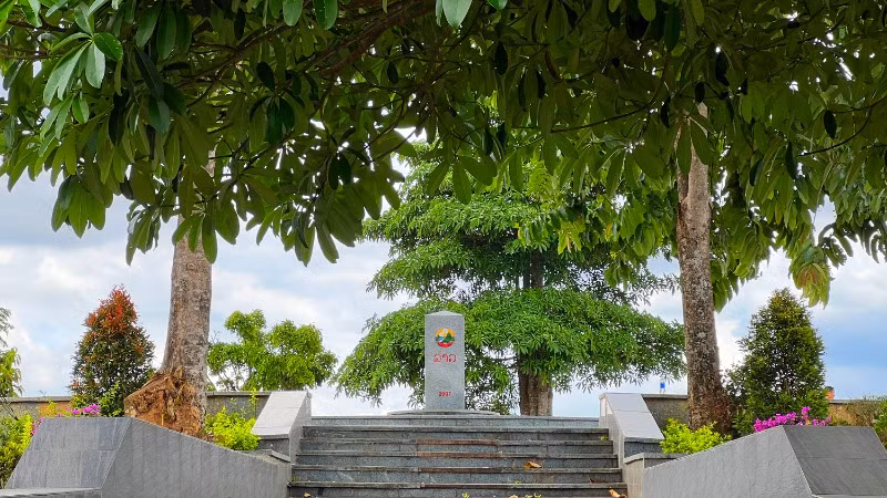 Khung cảnh bình yên miền biên viễn.