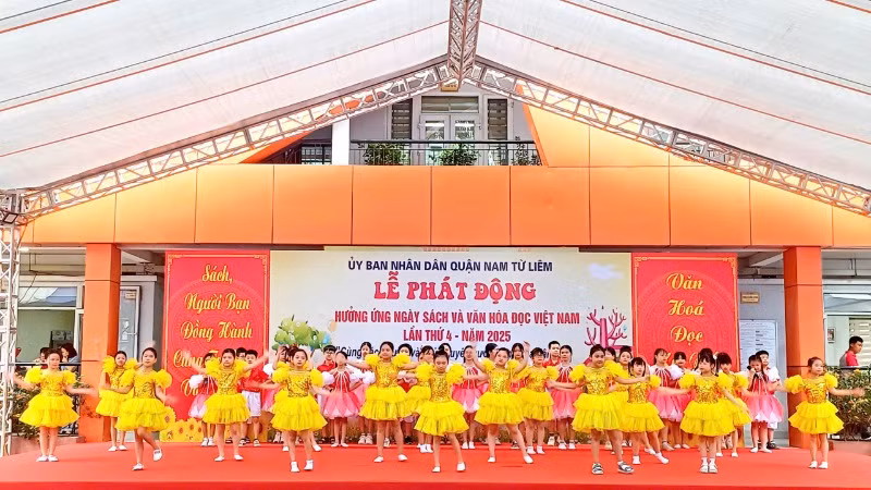 Ngày Sách và Văn hóa đọc được tổ chức rất sinh động.