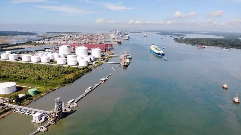 Kho cảng LNG Thị Vải.