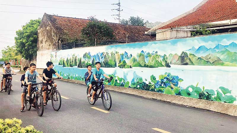 Còn vài năm nữa mới lên quận, nhưng huyện Hoài Đức cũng sớm chuẩn bị cho mô hình "làng trong phố".