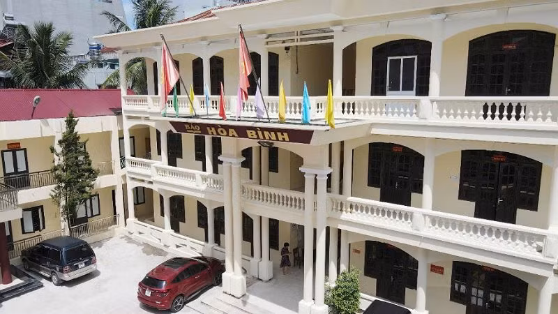 Trụ sở Báo Hòa Bình.