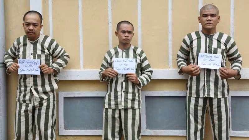 3 đối tượng trộm cắp tài sản bị bắt giữ.