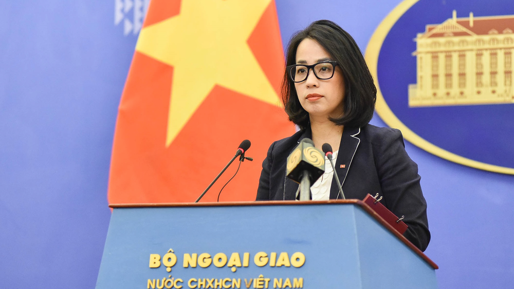 Người phát ngôn Bộ Ngoại giao Việt Nam Phạm Thu Hằng.