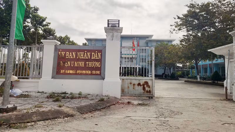 Trụ sở Ủy ban nhân dân huyện U Minh Thượng.