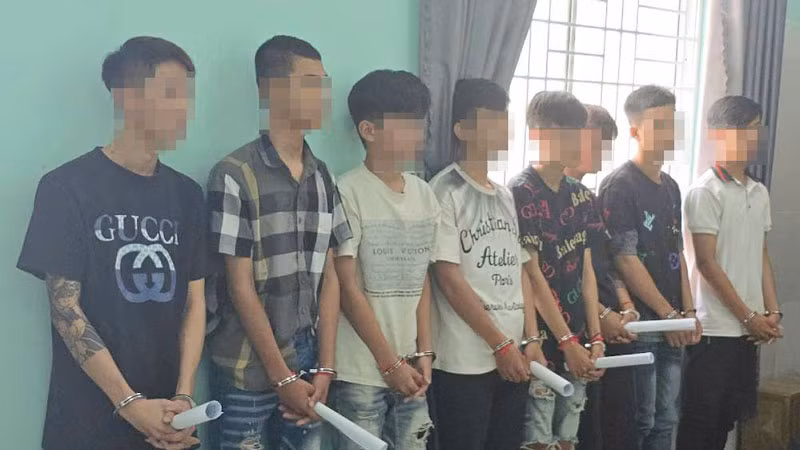 Các đối tượng có liên quan vụ án giết người, xảy ra ngày 19/6/2024, tại thành phố Hà Tiên.