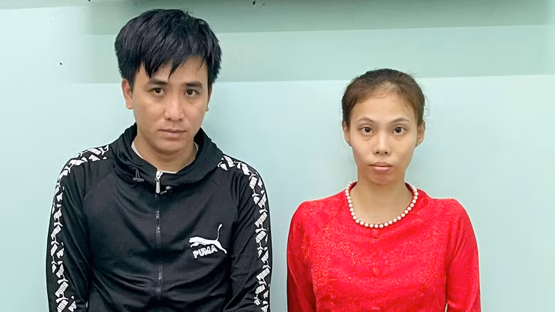 Đối tượng Nguyễn Vũ Linh và Trịnh Huế Minh.