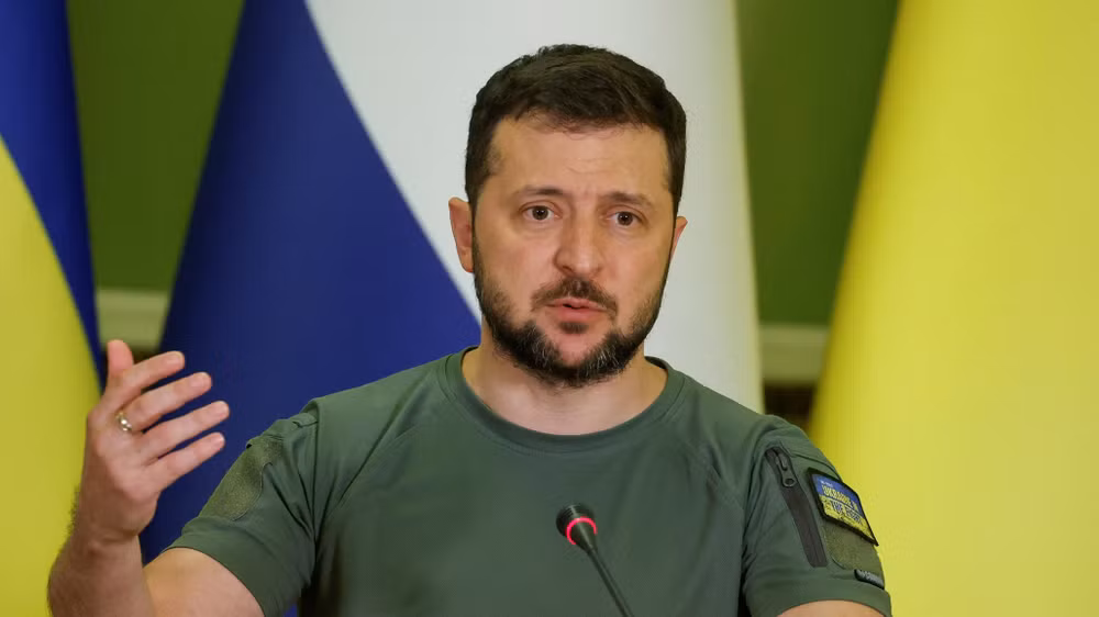 Tổng thống Ukraine Volodymyr Zelensky. Ảnh: Reuters