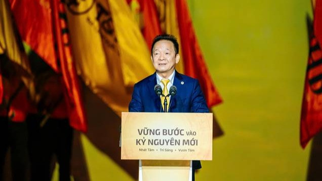 Doanh nhân Đỗ Quang Hiển chia sẻ thông điệp “Vững bước vào kỷ nguyên mới”.