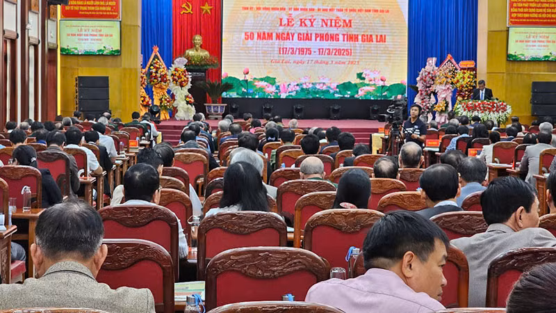 Quang cảnh lễ kỷ niệm.