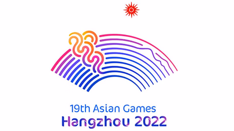 Logo ASIAD 19. (Ảnh: Tân Hoa Xã)