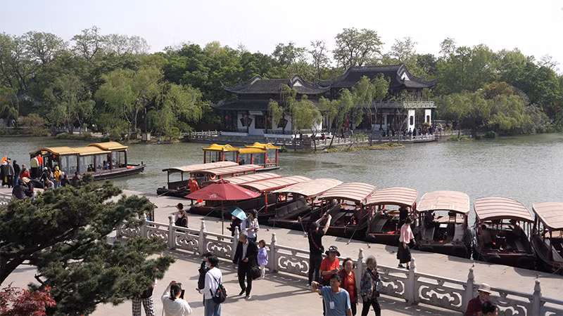 Ảnh minh họa: Một góc “tiểu Tây Hồ” ở thành phố Nam Kinh, Trung Quốc. (Ảnh: Hồ Quân)