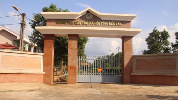 Trung tâm Bảo trợ xã hội tỉnh Đắk Lắk , nơi xảy ra vụ việc.